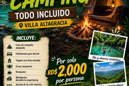 Experiencia Camping Todo Incluido La Posada Del Charco