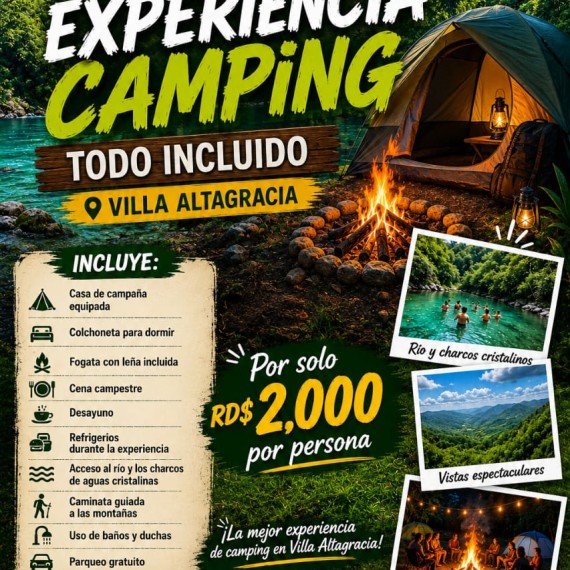 Experiencia Camping Todo Incluido La Posada Del Charco